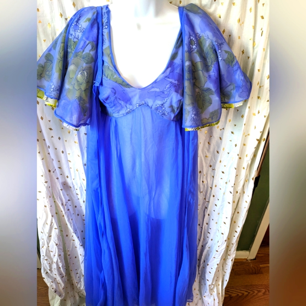 Vintage Night Dress with Matching House Coat Set